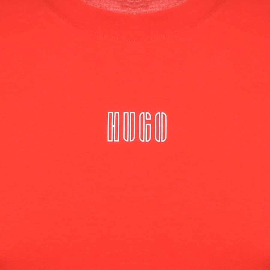 Alternative Image for ProductHUGO Dumed203 Crew Neck Short Sleeve T Shirt Red3